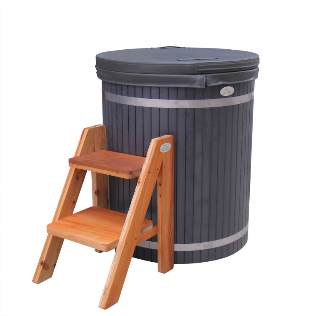 AlekoIce bath Cold Plunge Tank 118 Gallon Wooden TubRBCHTUB-APCold PlungeCold TherapyIce Bath