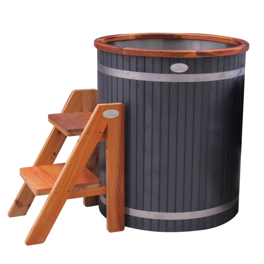 AlekoIce bath Cold Plunge Tank 118 Gallon Wooden TubRBCHTUB-APCold PlungeCold TherapyIce Bath