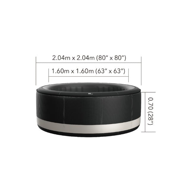 MSpaMSpa Camaro Premium Series Inflatable Hot Tub Round 6-PersonUS-HS-AM-PCBSnear me