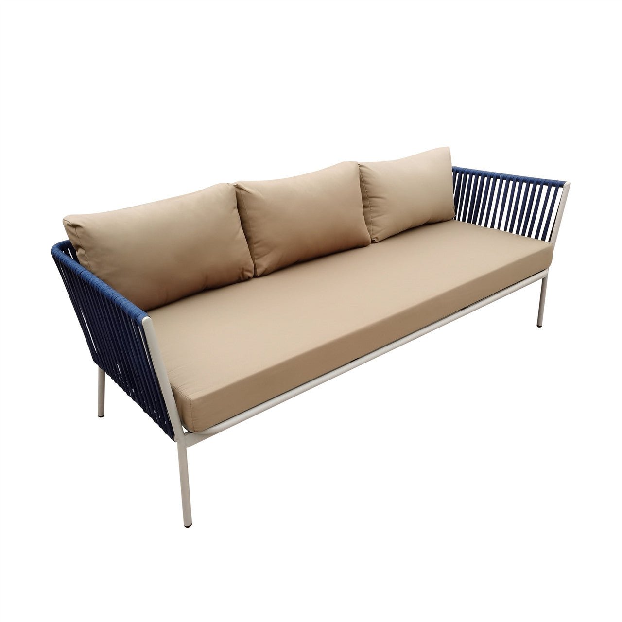 AlekoL-Shaped Patio Sofa Set w/ Coffee Table 5-PersonRFS3BL-APBackyadcoffee TablePatio Furniture
