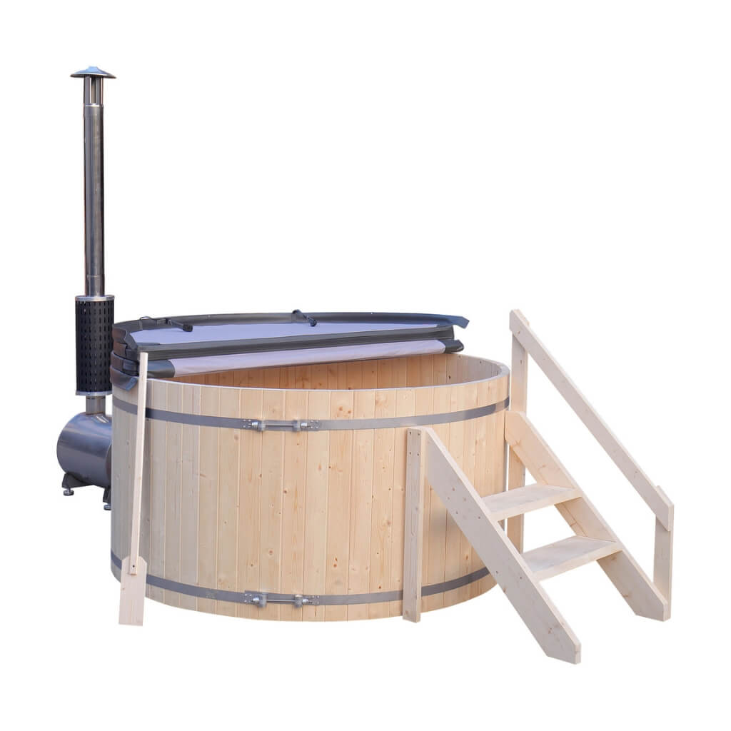 AlekoALEKO Pine Wood Fired Hot Tub Ice BathPEWSHTUB-APCold PlungeCold Therapyfire burning