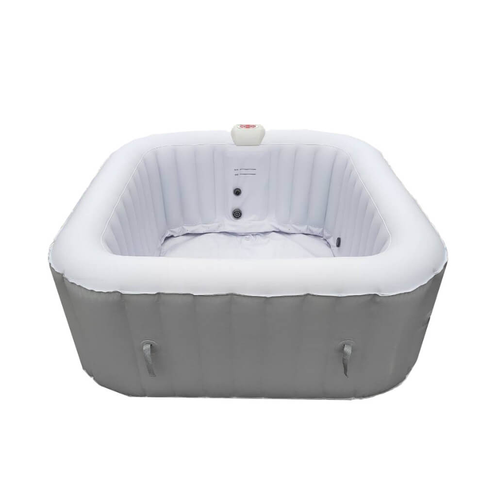 AlekoALEKO Portable Spa 4-Person Jetted Inflatable Hot TubHTISQ4WHGY-APinflatable Hot TubInflatable Hot TubsInflatable Spa