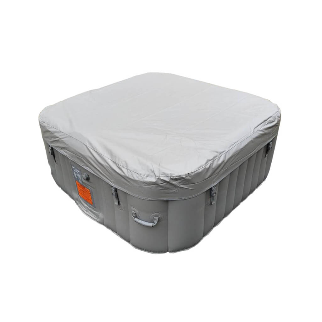 AlekoALEKO Portable Spa 4-Person Jetted Inflatable Hot TubHTISQ4WHGY-APinflatable Hot TubInflatable Hot TubsInflatable Spa