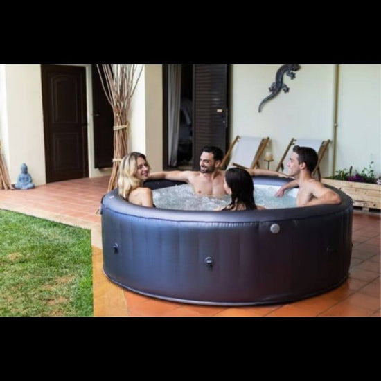 MSpa CARLTON Muse Series Round Inflatable Hot Tub 4-Person 118 Air Jets Ozone Technology 4
