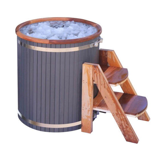 AlekoIce bath Cold Plunge Tank 118 Gallon Wooden TubRBCHTUB-APCold PlungeCold TherapyIce Bath