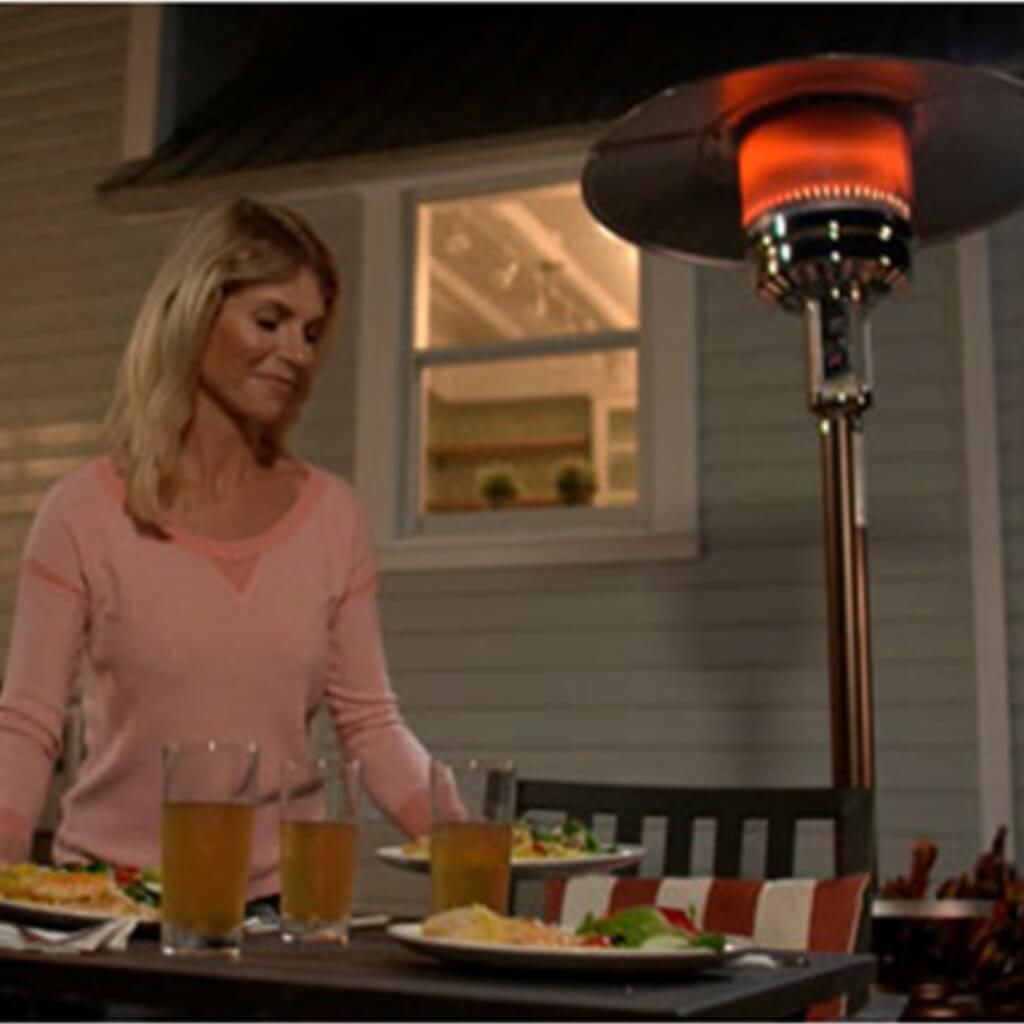 SunHeatSunHeat Umbrella Propane Patio Heater Mocha Finish 46,000 BTUs99430Patio HeatersPropane