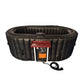 AlekoAleko Oval Inflatable Bubble Jet Hot Tub 2-Person 145 GallonHTIO2BKBK-AP120VInflatable Hot TubsInflatable Spa