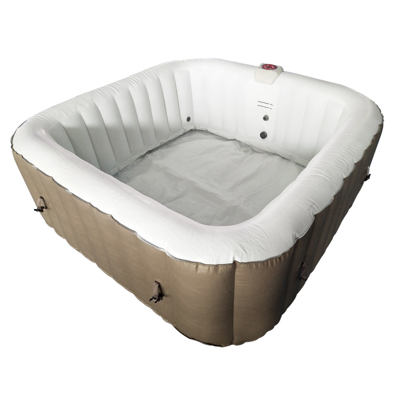 Aleko-Inflatable-Hot-Tub-Square-250-Gallon-6 Person-Spa-Jucuzzi-HTISQ6BRWH-AP