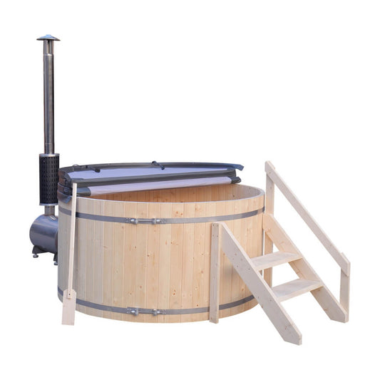 AlekoALEKO Pine Wood Fired Hot Tub Ice BathPEWSHTUB-APCold PlungeCold Therapyfire burning