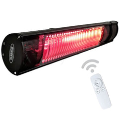 1500W Wall-Mounted Electric Commercial Patio Heater Black