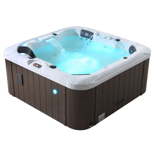 Canadian Spa Co. Cambridge 6-Person Hot Tub 34 Adjustable Hydrotherapy Bubble Jets-KH-101412