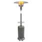 SunHeatPortable Propane Patio Heater with Classic Design & Hammered Silver Finish - Includes Drink Table Accessory9910001Patio HeatersPropane