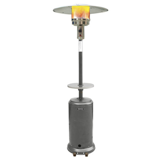 SunHeatPortable Propane Patio Heater with Classic Design & Hammered Silver Finish - Includes Drink Table Accessory9910001Patio HeatersPropane