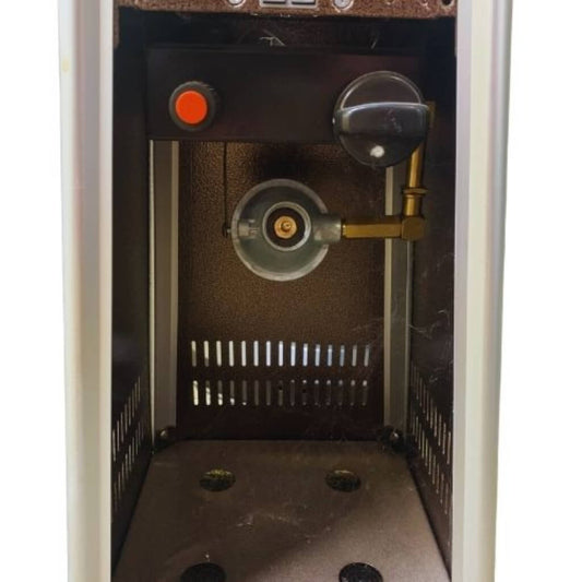 SunHeatContemporary Square Design Tabletop Patio Heater with Decorative Variable Flame - Stainless Steel99495Patio HeatersPropane