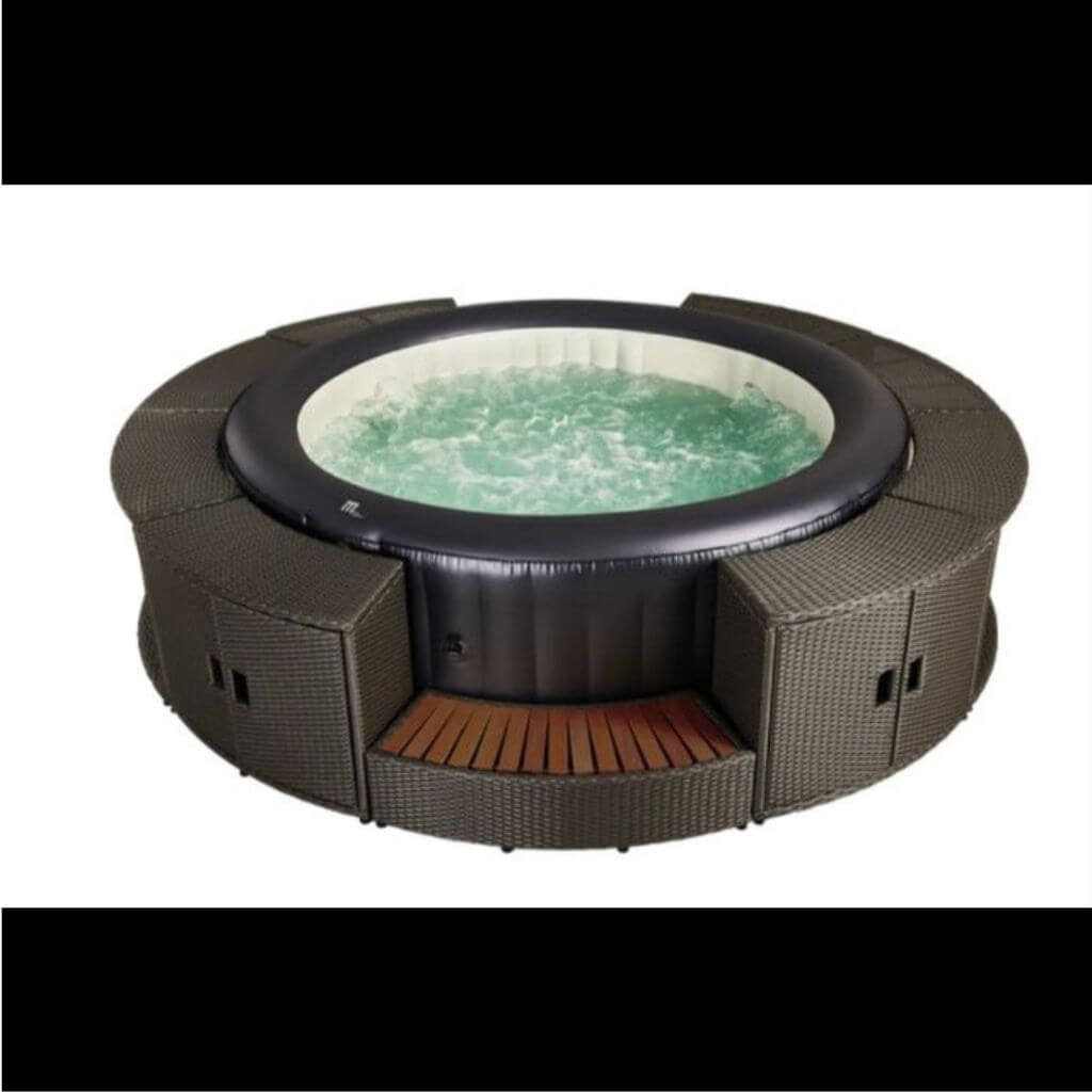 MSpaCARLTON Muse Series Inflatable Hot Tub 4-PersonHS-AM-CARL4R120VPortable Spa