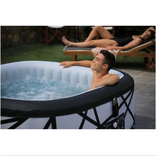 MSpaMSpa Premium Series Soho Inflatable Air Jet Hot Tub 6 PersonUS-HS-AM-PSSBPlug & PlayPortable Spa