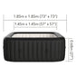 MSpaMSpa Vito Urban Series Square Inflatable Hot Tub 6 Person Air jetted SpaU-VT061For Salenear me