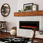 SunHeatCozy Comfort: 42" Wall Mount Fireplace with Optional Table Stand - SHWMFP42901290002ElectricFireplacePatio Heaters