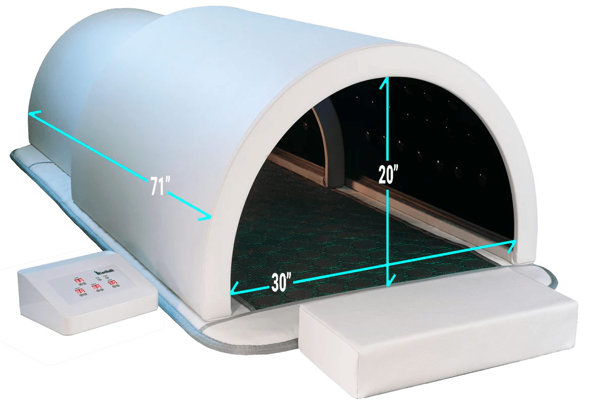 1love HealthXL Premium Far Infrared Portable Solo Sauna Dome WhiteSDP-STN-WHTXLnear me